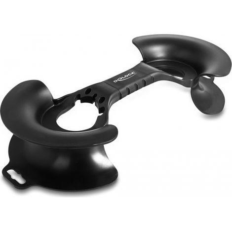 Delock Enrollador de cables 375 x 170 mm negro
