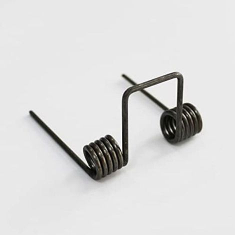 Ressort De Torsion - Acier Inoxydable - Diametre Fil 2.5 Mm - Diametre Exterieur 15.5 Mm - Pattes 65 Mm - 5 Spire - Unite (1/4)