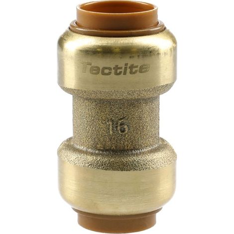 Aalberts Tectite Classic manguito igual latón sin herramientas