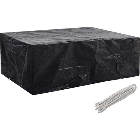 Maison Exclusive - Housse de salon de jardin 8 œillets 242x162x100 cm (1/5)