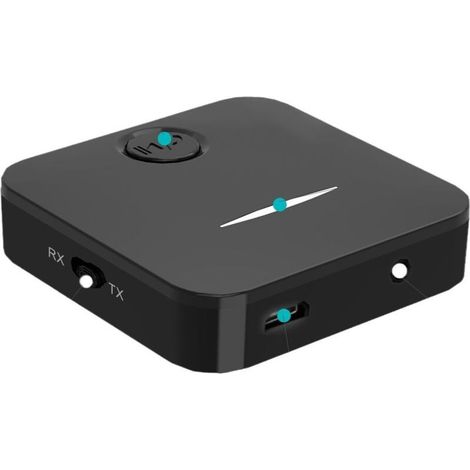 Émetteur Bluetooth 5.0,Récepteur Bluetooth Adaptateur Bluetooth avec Jack 3.5 mm (1/4)