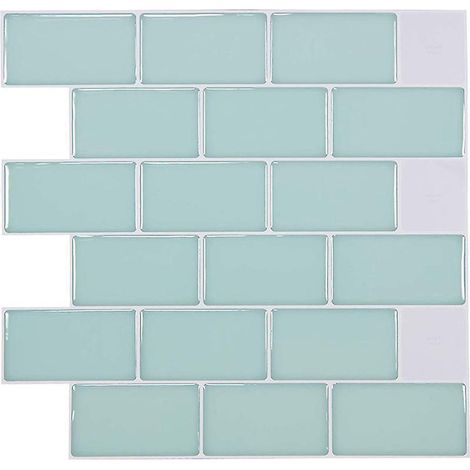 papier Peint Carrelage Autocollant 30 X 30 Cm Style Mosaque Sticker Mural Film Dcoratif Impermable Pour Carreaux De Mur De Salle De Bains Et De C (1/3)