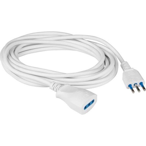 Poly Pool Prolunga Lineare PP0381 da 3m Cavo H05VVF Spina e Presa Italiana (1/5)
