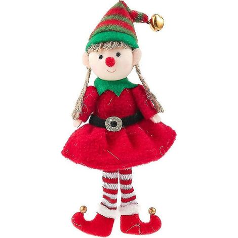 Décoration de sapin de Noël poupée Père Noël (1/5)