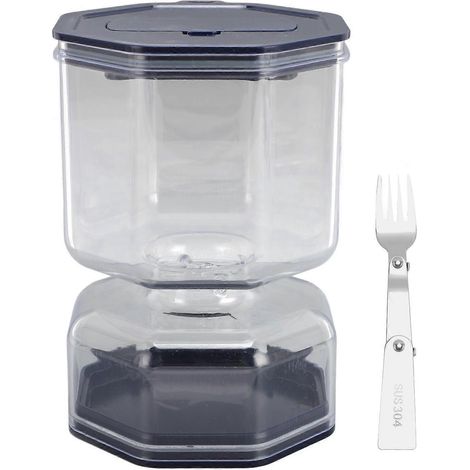 Bocal de conservation en plastique étanche pour concombres et olives, ustensiles de cuisine (1/4)