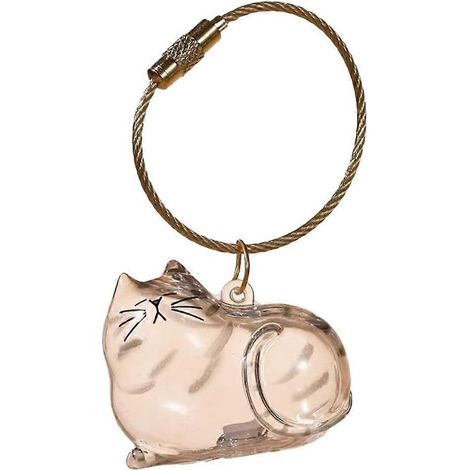 Boîte de rangement transparente pour poils d'animaux, contenant souvenir pour poils de chat, décoration à faire soi-même, souvenir pour les amoureux des animaux, A (1/5)