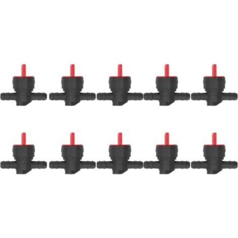 10 Pièces Interrupteur Pompe à Essence pour Robinet de Carburant en Série 1/4 Pouces- (1/4)