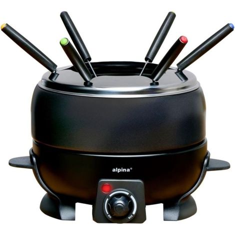 alpina Appareil à fondue (électrique) Noir H16.7xl22.5xL25.6cm