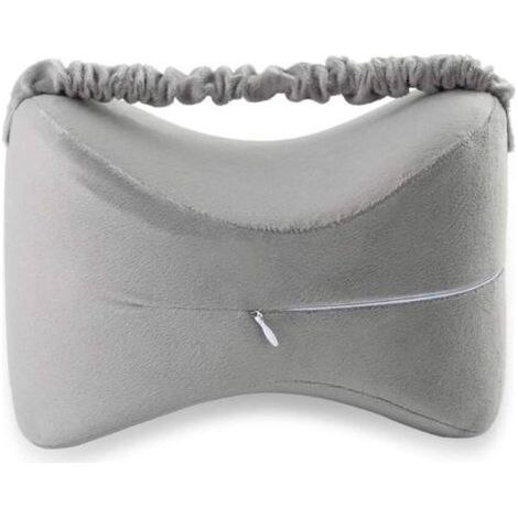 Pillows Mousse À Mémoire De Forme À Rebond Lent Multi-Purpose Grossesse Side Sleepers Back Blessures Coussinets De Jambe Leggings avec Elastic Strap Washable Cover Gris,Grayelasticband (1/5)