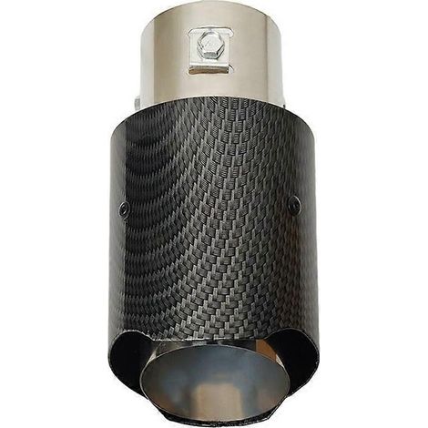 Universelle Auspuffblenden aus Kohlefaser für Autos, Auspuffblenden aus Edelstahl, 2,5-Zoll-Einlass, 3,5-Zoll-Auslass (1/5)