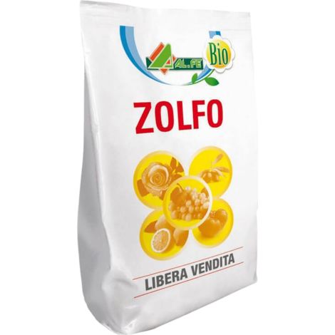 Zolfo 92% in Polvere Bagnabile Fungicida Biologico Antiodico 1 kg