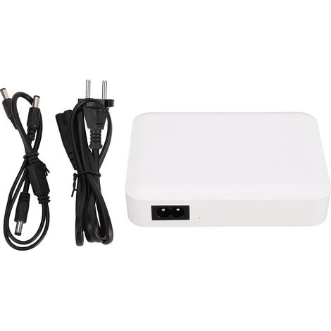 Alimentation sans Interruption Mini UPS 7500mAh pour Routeur et Modem DC 12V 9V 24W avec Sortie USB-A pour Maison Bureau Compatible Prise UE (1/5)