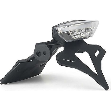 Feu stop arrière court pour moto Suzuki GSX-8S GSX8S 2023-2025, support de plaque d'immatriculation, éclairage LED blanc (1/5)