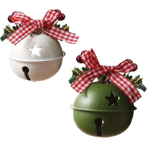 Adorno Navidad - Campana Decorativa Metal - Para Árbol Navidad Corona Puerta Manualidades - 1 Unidad (1/5)