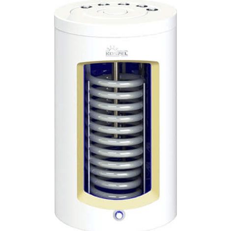 Kospel – Ballon d'ECS SWK100 – Chauffe-eau à accumulation 100L – Émaillé avec échangeur de chaleur – Classe énergétique C (1/5)