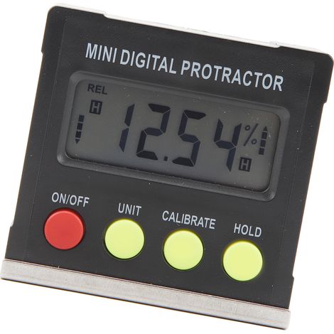 Indicateur d'angle numérique haute précision à 4 boutons, niveau et jauge d'angle électroniques (1/5)