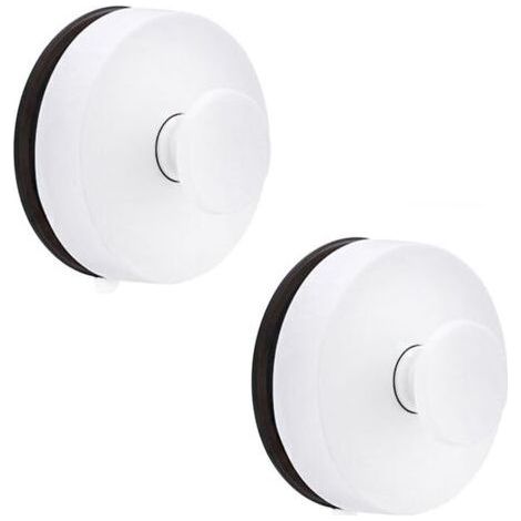 Suction Cup Hooks for Bathroom 2 Pieces Suction Cup Hooks Suction Cup Bathroom Towel Hook Suction Cup Bathroom Waterproof Bathroom Suction Cup Hook for Kitchen (1/4)