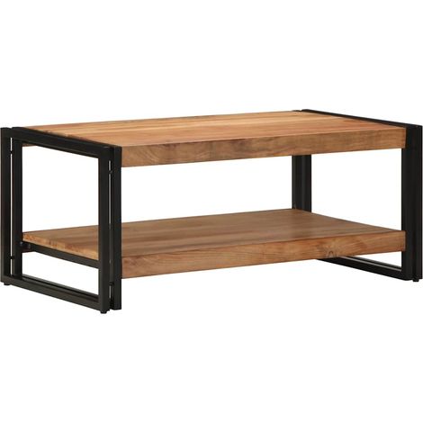 Maison Exclusive - Tavolino da Salotto 90x50x38 cm Legno Massello di Acacia (1/5)