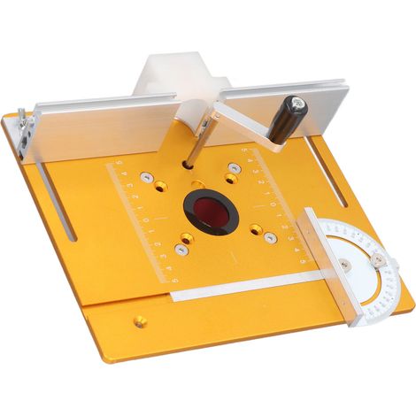 Support de défonceuse avec plaque d'insertion 0-54mm pour affleureuse 64-65mm, table de fraisage, kit de levage (1/5)