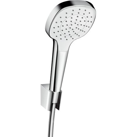 Hansgrohe Set Porter'S 1,25m/Croma Select E 110 1 chorro, blanco/cromo (26424400) (1/3)