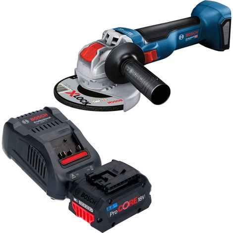 Smerigliatrice angolare a batteria Bosch GWX 18V-10 18 V 125 mm Brushless + 1x batteria ProCORE 8,0 Ah + caricabatterie