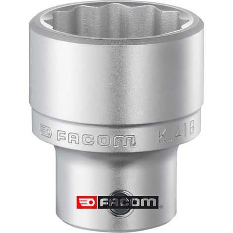 Facom – Douille 36 mm 12 pans pour carré conducteur 3/4 – Conçue pour travaux mécaniques – Robuste et durable – Compatible avec clés à douille