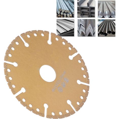 Lame de scie King pour la coupe du fer 115 x 22,23 mm, brasage, lame de coupe de métal multifonctionnelle, lame de coupe diamantée pour brasage (1/5)