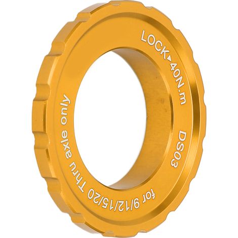 Bague de verrouillage Centerlock MEIJUN pour moyeu de roue, axe de roue, disque de frein, anneau de verrouillage pour vélo de montagne, or (1/5)