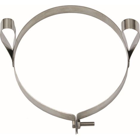 Kit de montage DN 160, support de montage Ø 160, collier de serrage avec boucle de corde