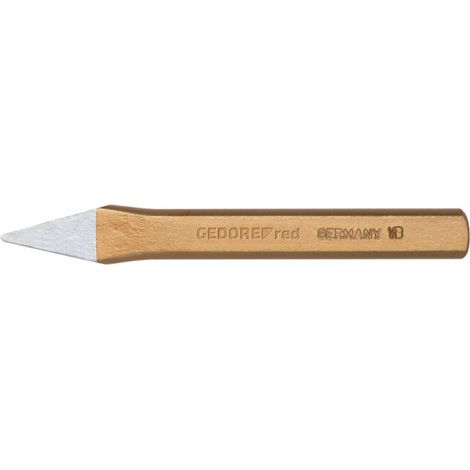 Gedore Ciseau à bois rouge pour l'achoval 125x5x9mm (1/2)