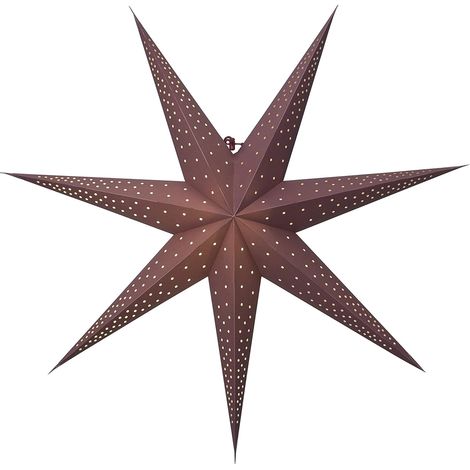 Star Trading Grande étoile en papier Point, rouge foncé, motif ajouré, décoration de Noël, 80 cm