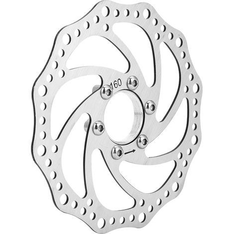 Adaptateur à bride pour disque de frein à moyeu fileté de 160 mm de VTT, avec 6 boulons (1/4)