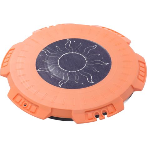 Disque de rotation pour taille - Plateau d'équilibre silencieux, équipement de fitness maison et bureau, couleur orange. (1/5)