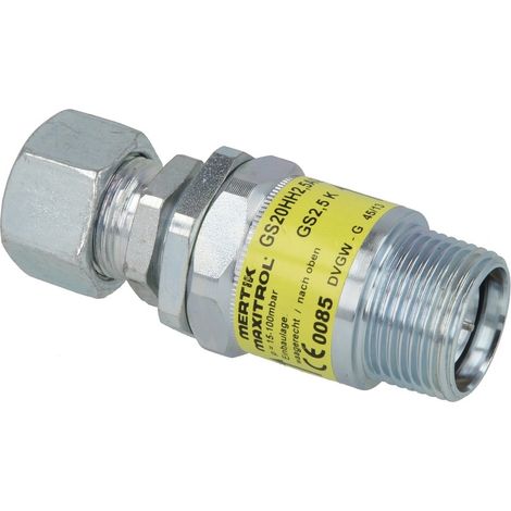 GOK Contrôleur du débit de gaz FM R 3/4’’ x RVS 15, 2,5 m³/h