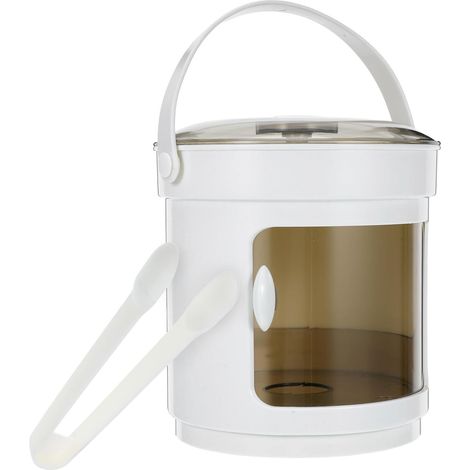 Bac à glaçons (avec couvercle hermétique et bac de stockage en ABS), adapté aux boissons et aux aliments – style estival, compatible congélateur. (1/5)