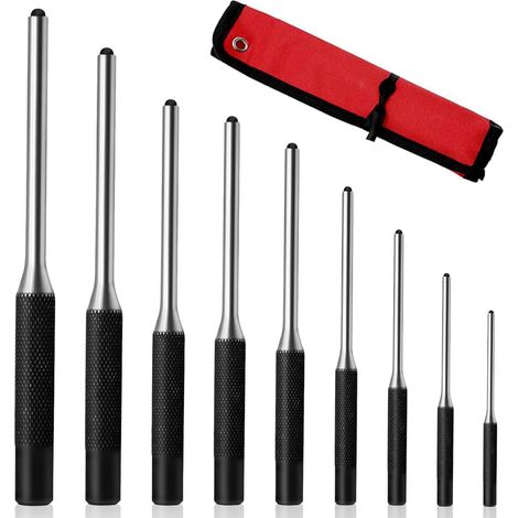 Poinçons à Goupille 9 Pièces Chasse Goupille PoinçOns à Goupilles Cylindriques Chasse goupilles Chasses Goupilles 1/16" 5/64" 3/32" 1/8" 5/32" 3/16"