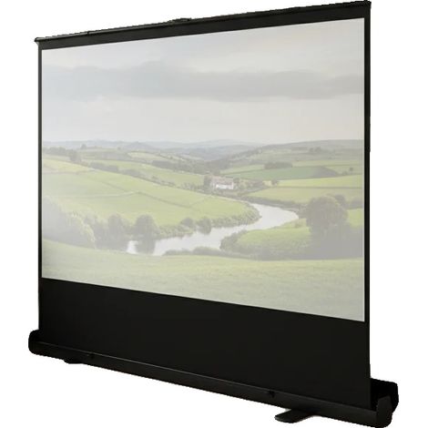 Écran de projecteur portable, 80 pouces, montage au sol, rapport 4:3, angle de vue de 120°, hauteur de 2m (1/5)