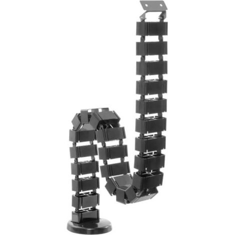 Techly ISWT CAN 6735 Organizador de cables negro para escritorio (1/2)