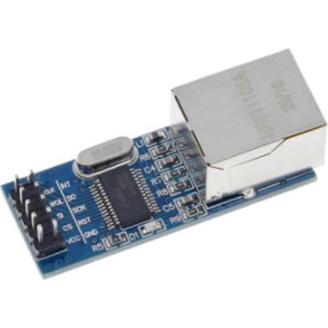 Module réseau Ethernet ENC28J60 avec interface SPI 51/AVR/ARM/PIC (1/5)