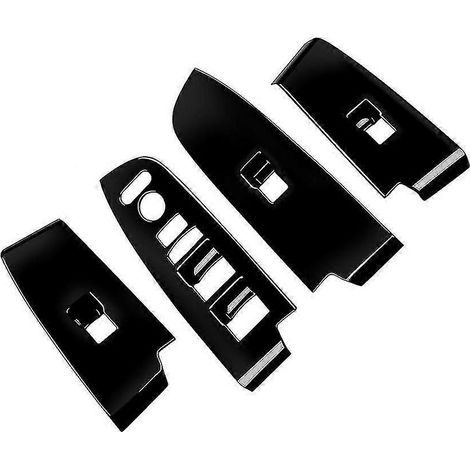Cache-bouton de lève-vitre noir brillant pour voiture Vezel 2021-2020 (1/5)