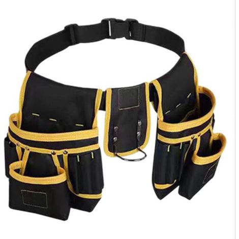Sacoche ceinture porte outils, ceinture utilitaire, poches réglables, sacoche de travail amovible, tablier robuste, pochette polyvalente pour électric (1/5)