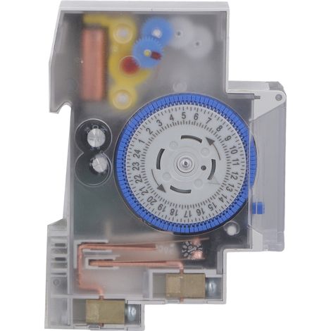 Minuterie mécanique, interrupteur de contrôle du temps, contrôleur de synchronisation 220-240V pour usage industriel (1/5)