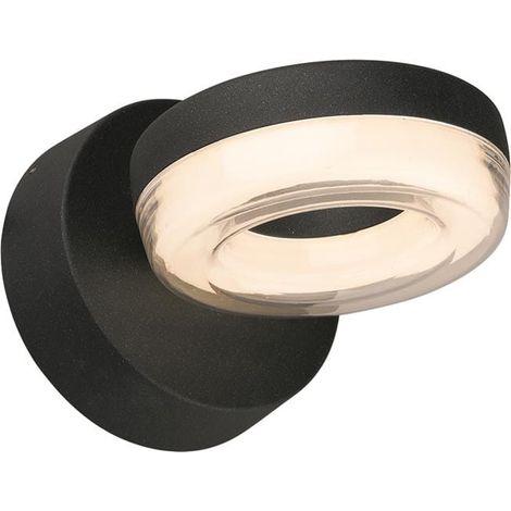 Nowodvorski applique esterno DONUT I LED 6W nera in alluminio (1/2)