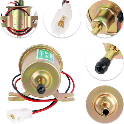 Elektrische Kraftstoffpumpe, Universal 12V HEP-02A Dieselpumpe, Elektrische Benzinpumpe, Hochleistungs-Druck-Dieselpumpe, Niederdruck Electric Fuel Pump, Auto Kraftstoffpumpe Universelle