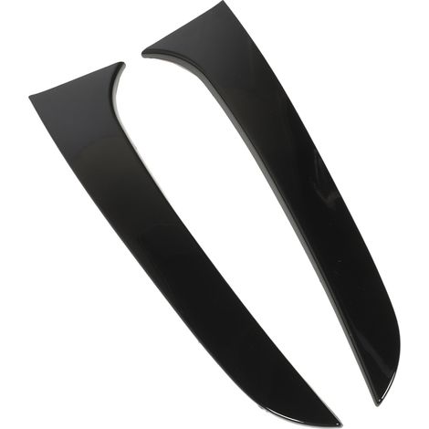 Paire de becquets latéraux de lunette arrière (gauche et droite) pour BMW Série 1 F20/F21 (2012-2019), noir brillant (1/5)