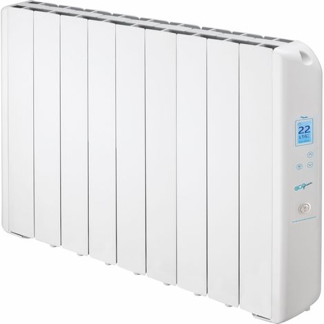 FARHO Eco Green Wifi Radiateur Électrique 990W à 9 Éléments en Aluminium Injecté, Fluide Farhoil, Thermostat Programmable, WiFi Intégré (1/4)