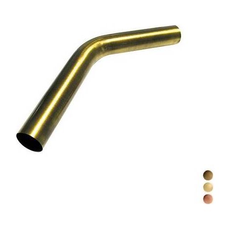 CANOTTO CON CURVA 45° Misura: D. 30 X 280 Ramato