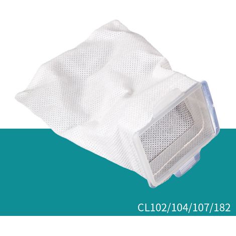 Sac à poussière non tissé pour aspirateur MAKITA CL102, compatible CL102/104/107/182, filtre lavable