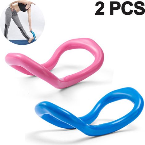 Anneau De Yoga - 24 X 12,5 X 10 Cm - Polypropylène - Pour Yoga Pilates Mobilité Renforcement - Par 2 (1/5)