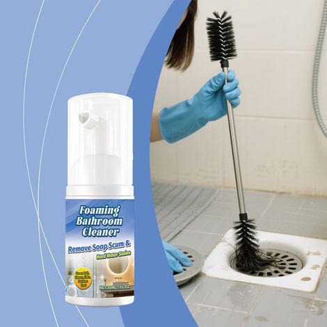 Badreiniger für den Hausgebrauch, einschließlich Badewanne und Fliesen, zur Reinigung verschiedener Oberflächen, Entfernung von Kalk und Flecken sowie zur täglichen Pflege – 30 ml -- BIEMMEDUE (1/5)